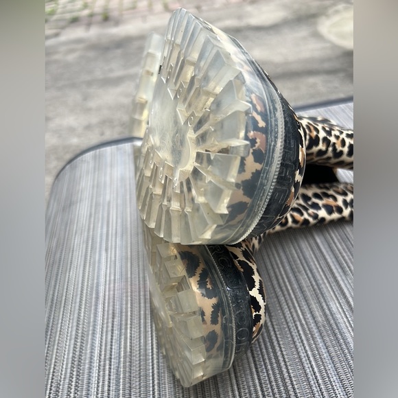 🎯Marc Jacobs The Stomper Boot Brown Black Leopard Multi EU37 US7 - Picture 8 of 14